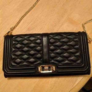 Rebecca Minkoff Quilted Love Clutch, like new